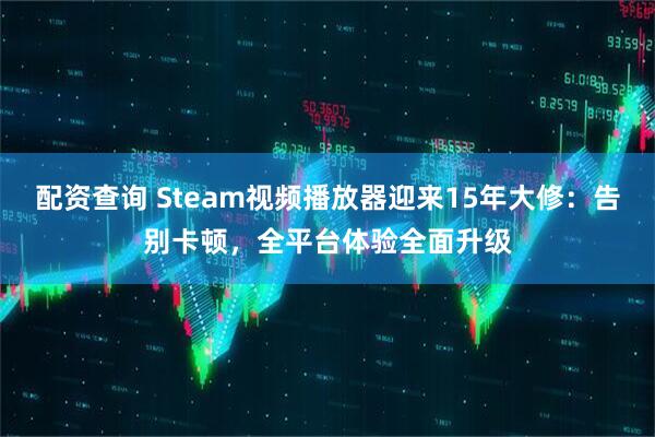 配资查询 Steam视频播放器迎来15年大修:告别卡顿,全平台体验全面升级