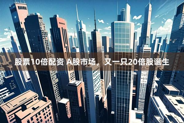 股票10倍配资 A股市场，又一只20倍股诞生